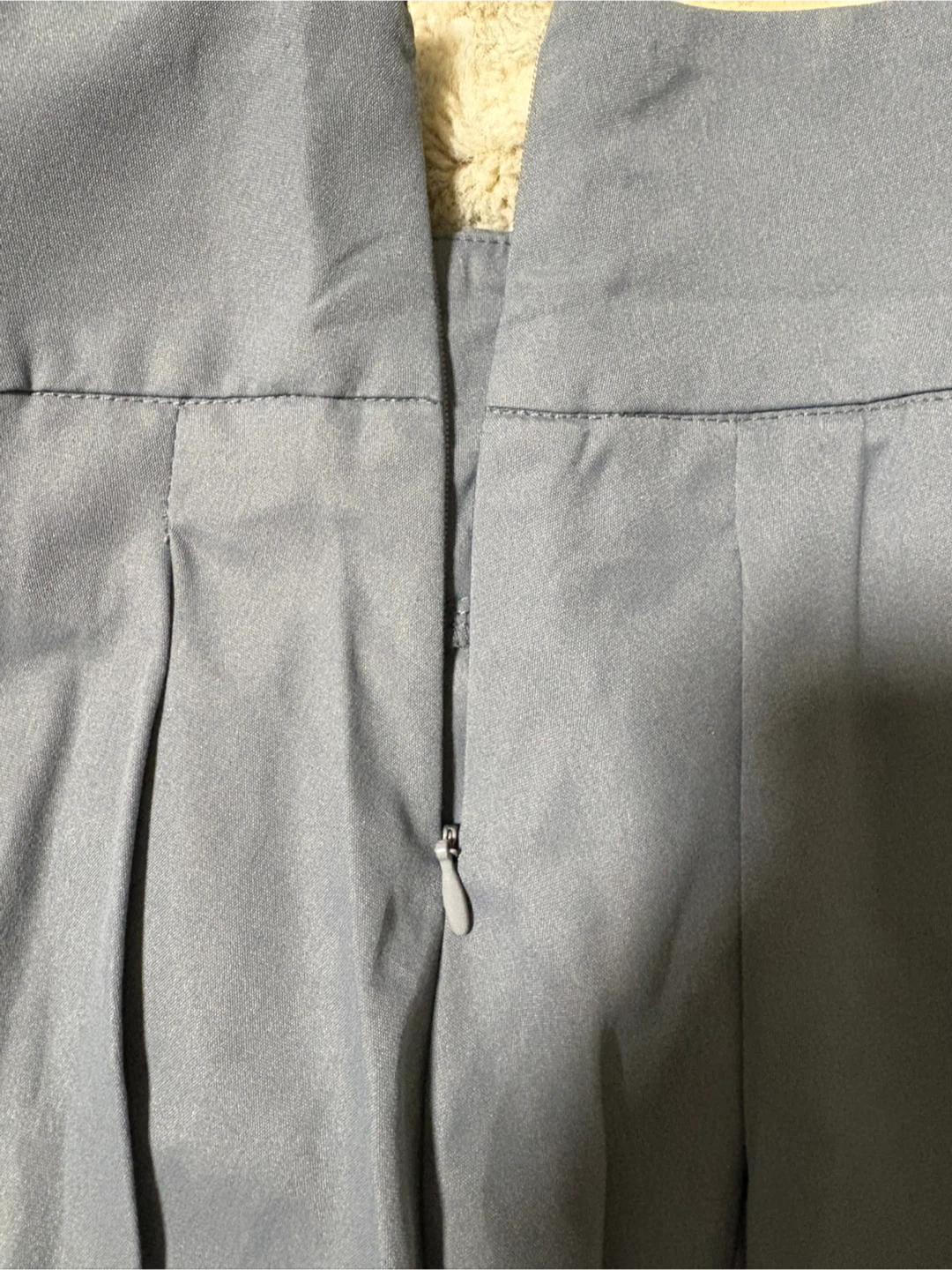 🩶Grey Pleated Skirt with Bow Accents - photo 3