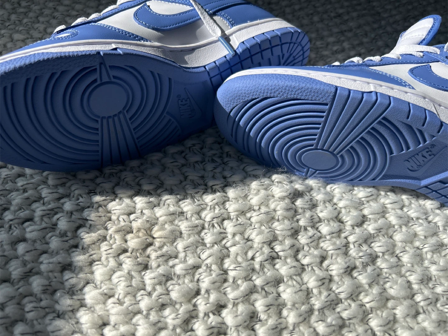 Nike Dunk Low "Blue and White" Sneakers - photo 2