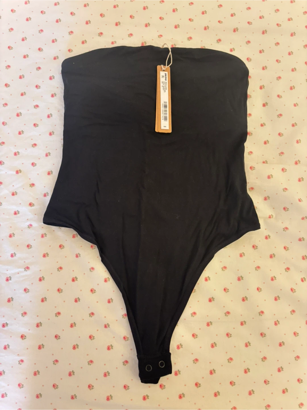 SKIMS Smooth Lounge Bodysuit - Black, XS