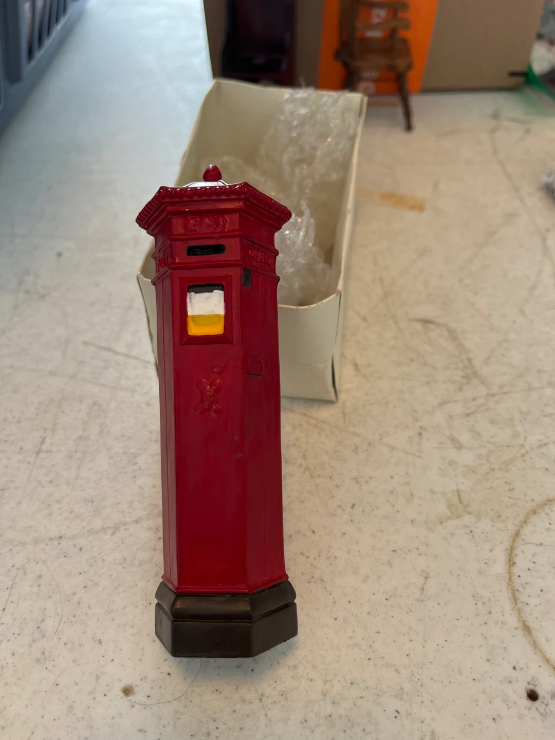 Red Royal Mail Post Box Model