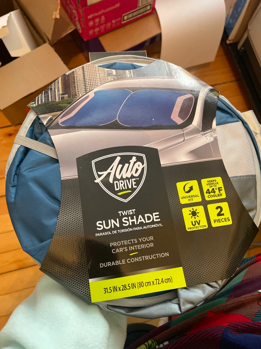 Auto Drive Twist Sun Shade
