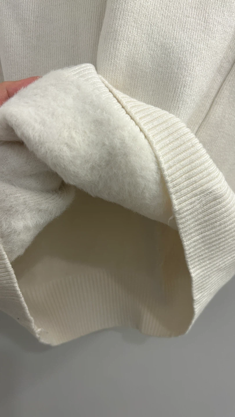 Fleece lined Longsleeves White - photo 2