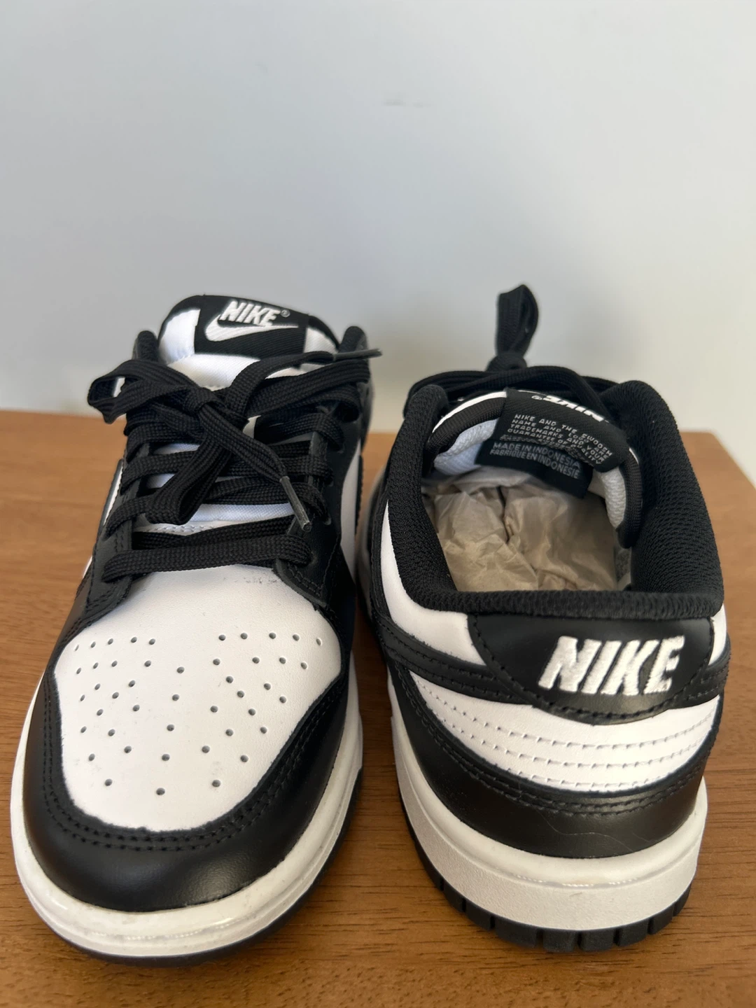 Nike Dunk Low White/Black-White Women's Shoes - photo 2