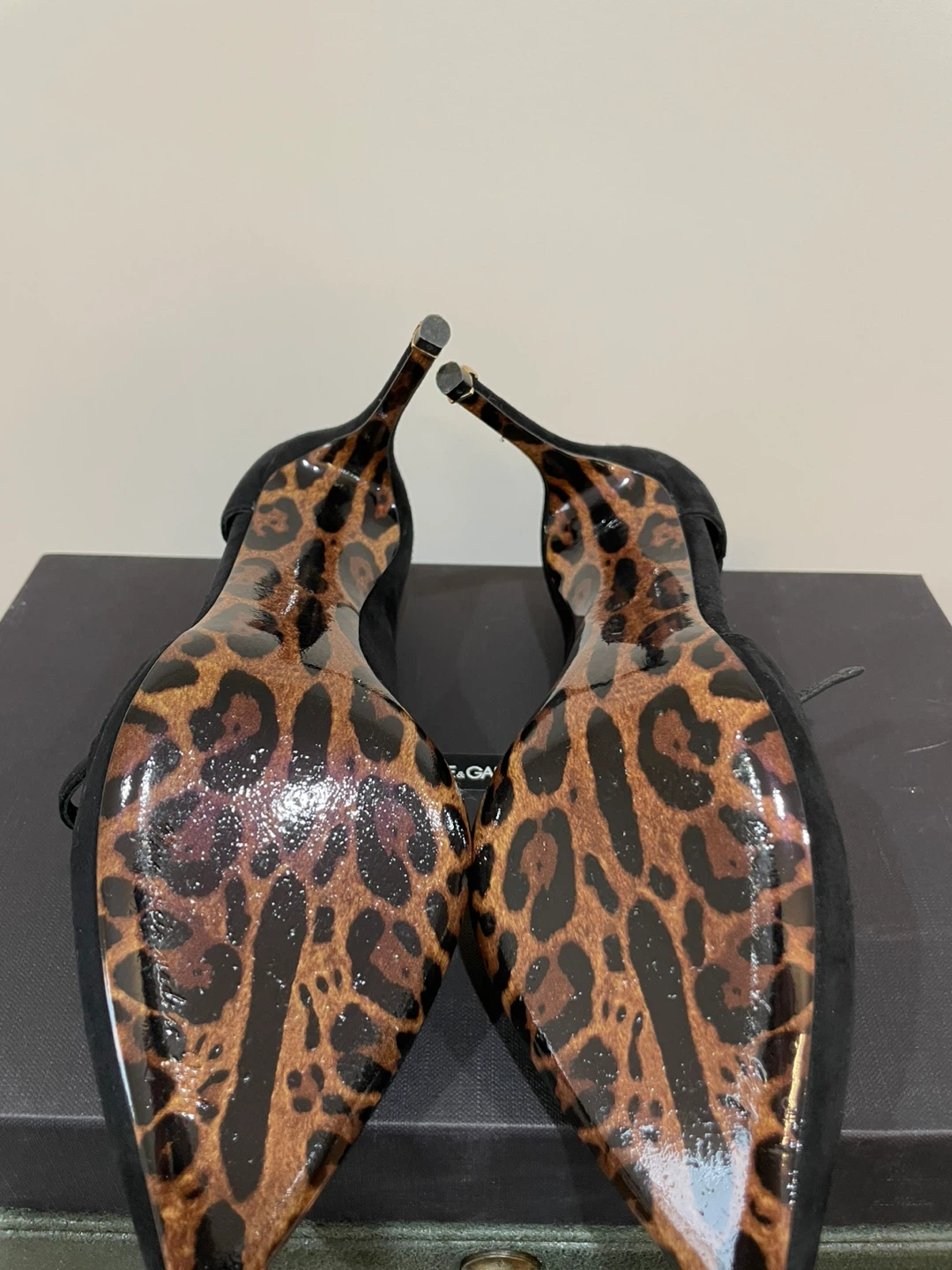 Dolce & Gabbana Black Suede Mary Jane Heels - photo 5