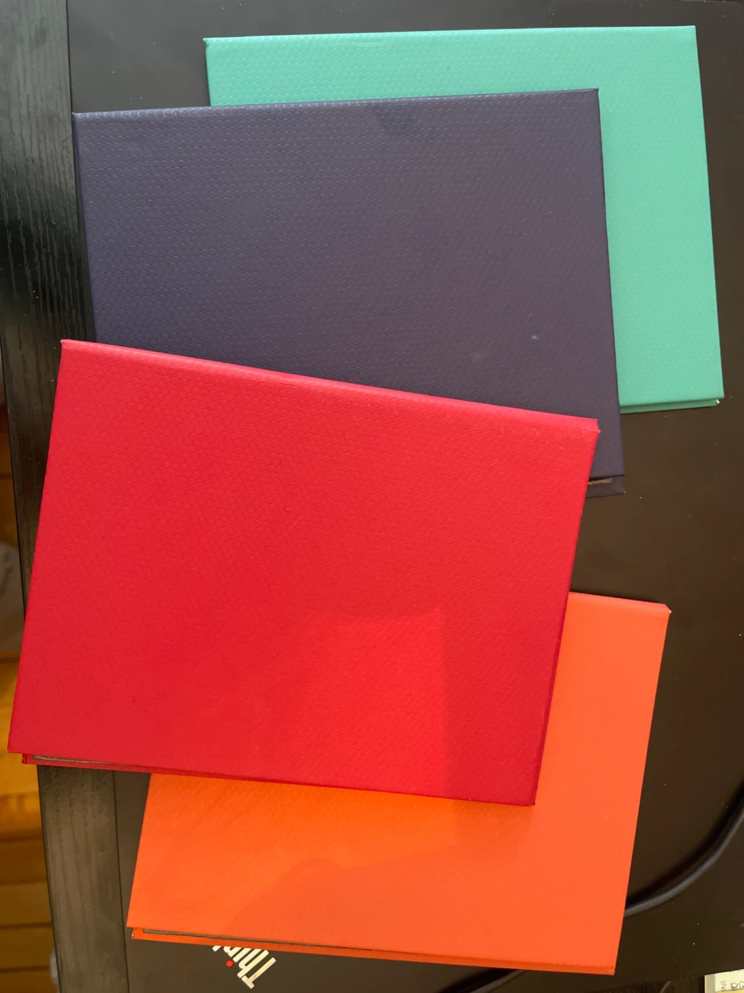 Set of 4 Hardcover Photo Books, 2 Plastic