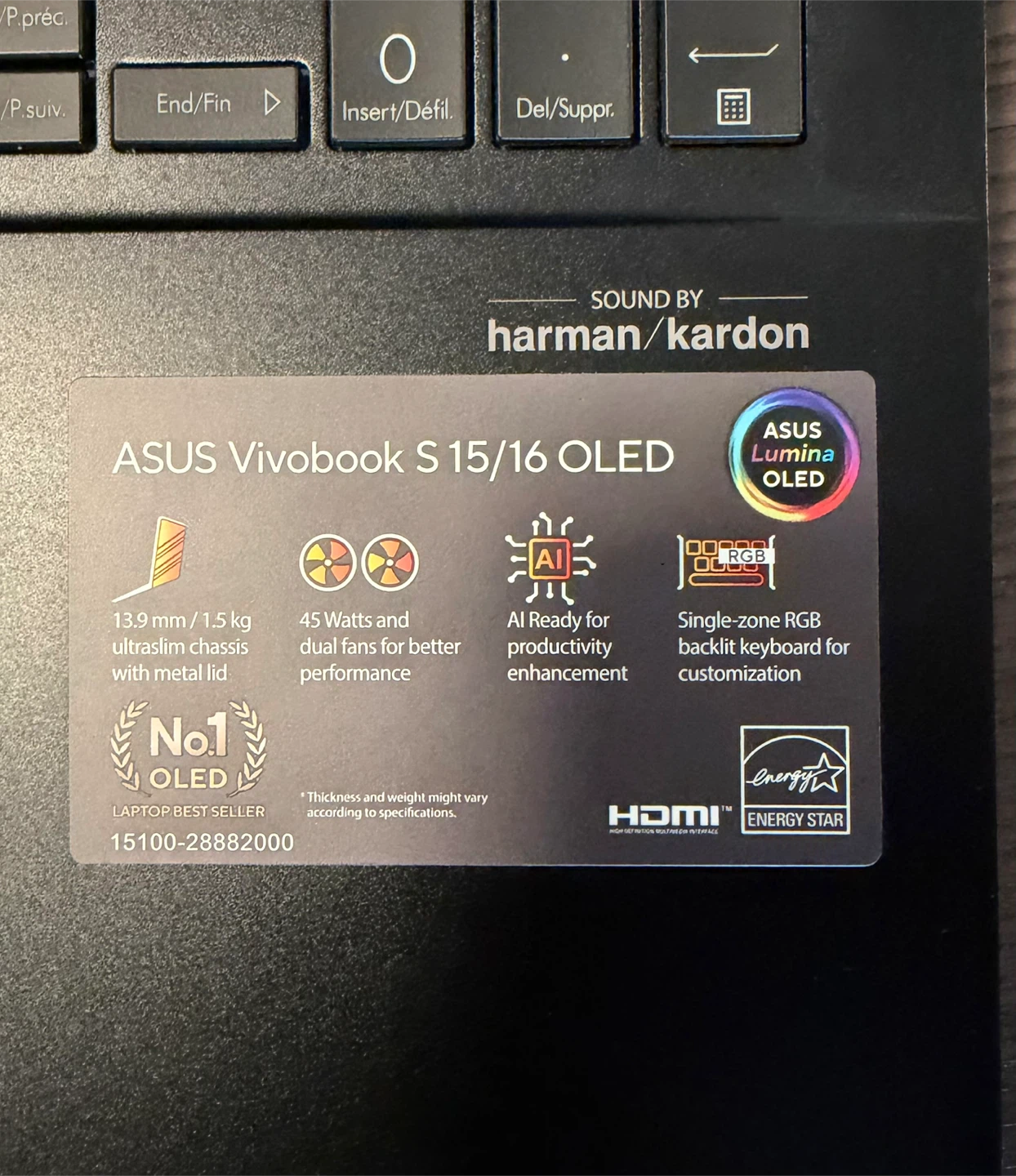 ASUS Vivobook S16 OLED Laptop - photo 2