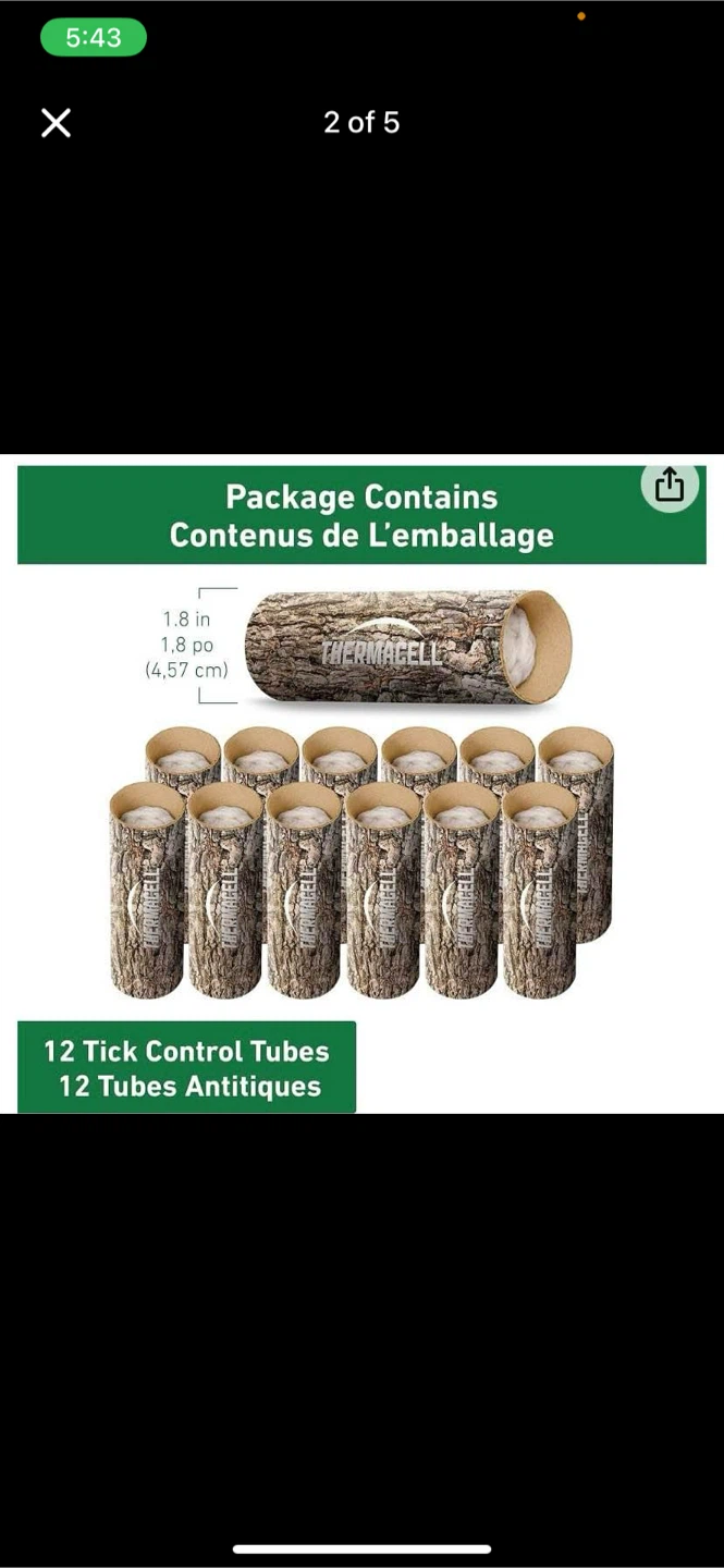 Thermacell Tick Control Tubes (12 Pack) - photo 2
