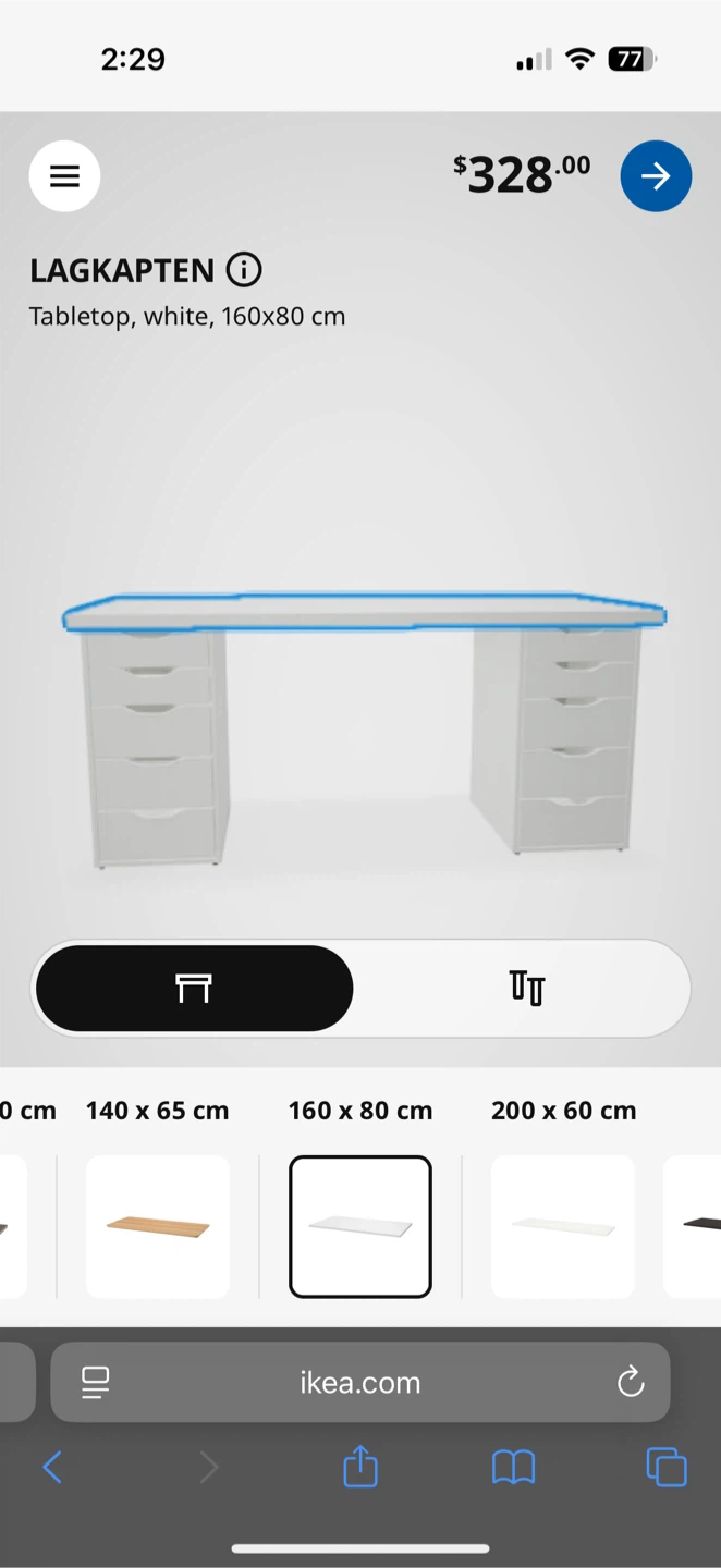 IKEA ALEX / LAGKAPTEN Desk - photo 3