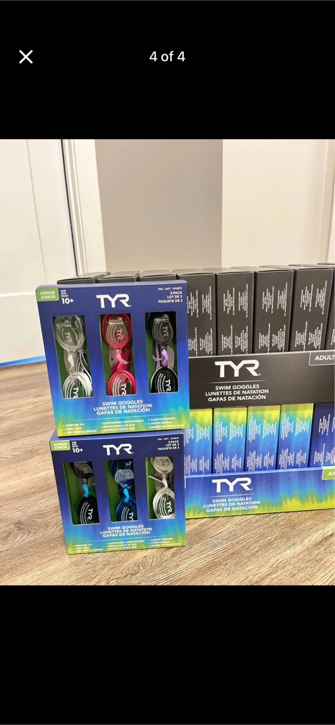 TYR Swim Goggles (3-Pack) - photo 4