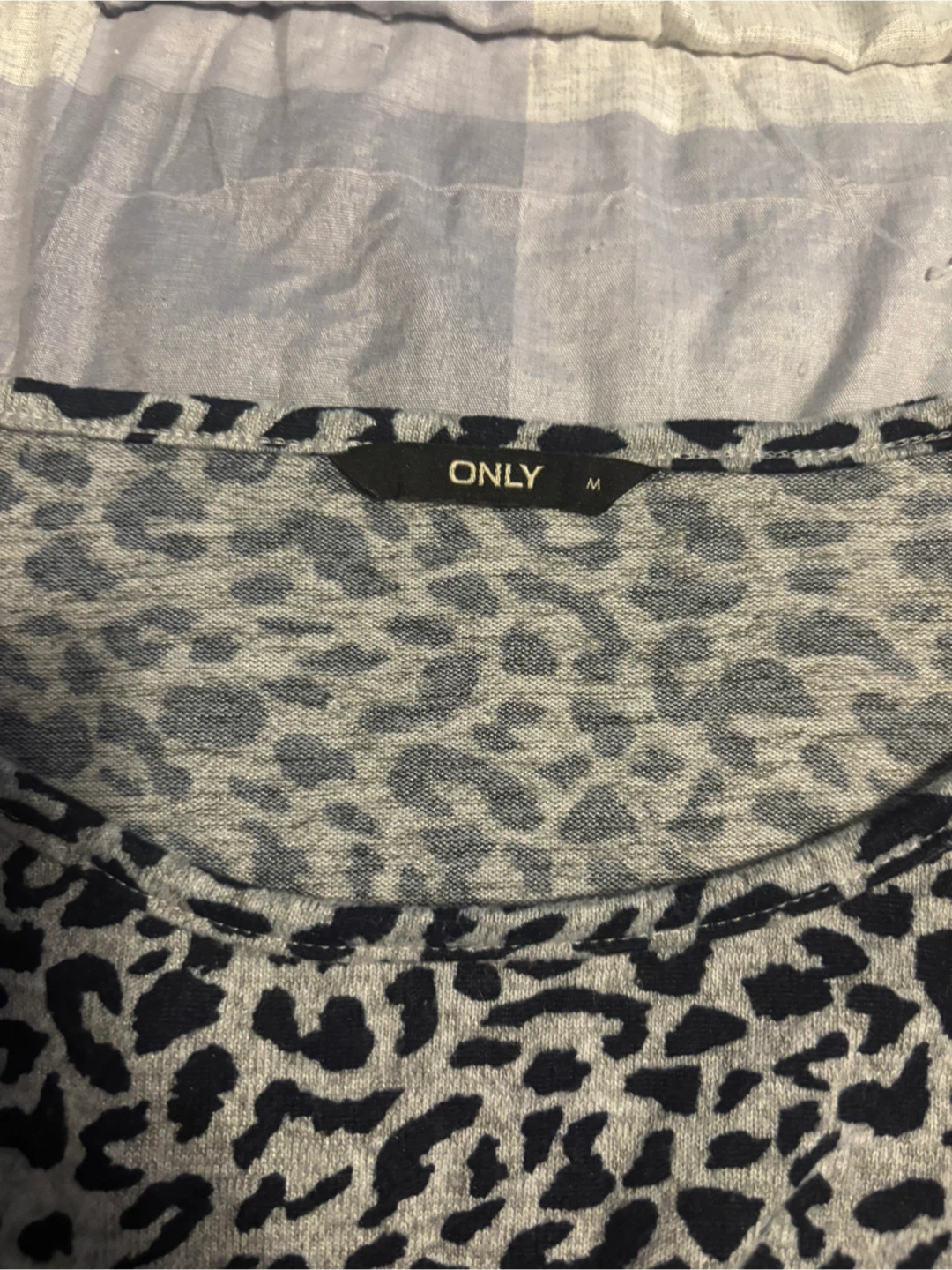 ONLY Leopard Print Long Sleeve Top - Size M - photo 2