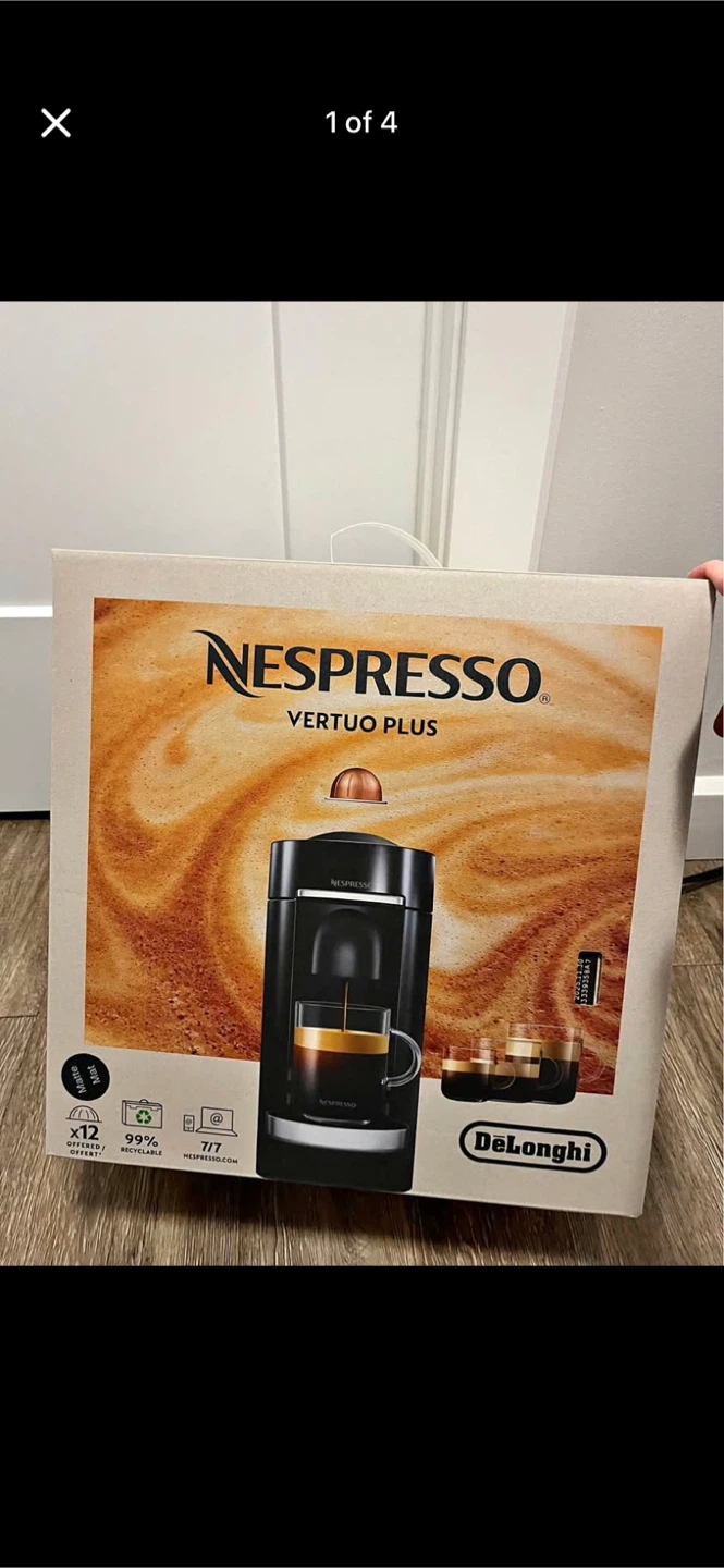 Nespresso Vertuo Plus Coffee Machine by DeLonghi