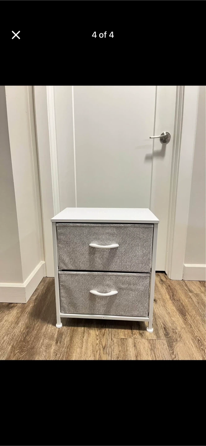 2-Drawer Fabric Storage Unit - photo 3