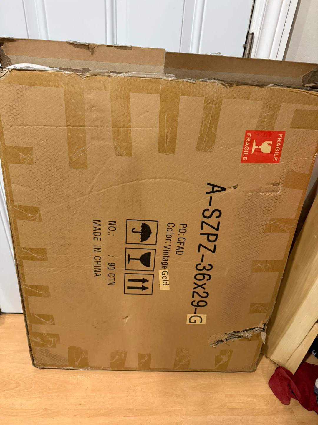 BNIB Vintage Gold Arch Mirror 36x29” - photo 2