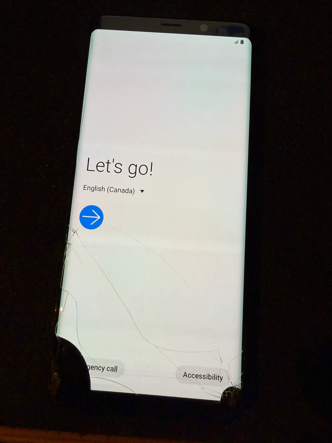 Samsung Galaxy Note 8 - Cracked Screen - photo 2