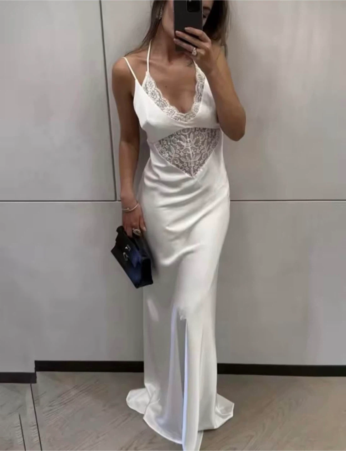 ELEGANT SATIN DRESS NEW - photo 3