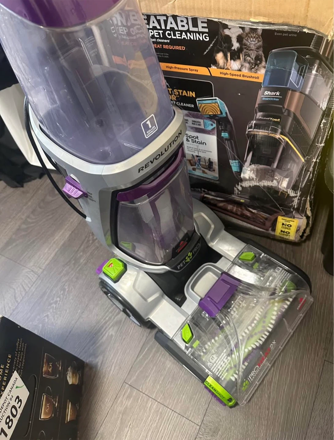 Shark CarpetXpert HairPro Pet with StainStriker TOP CONDITION - photo 4
