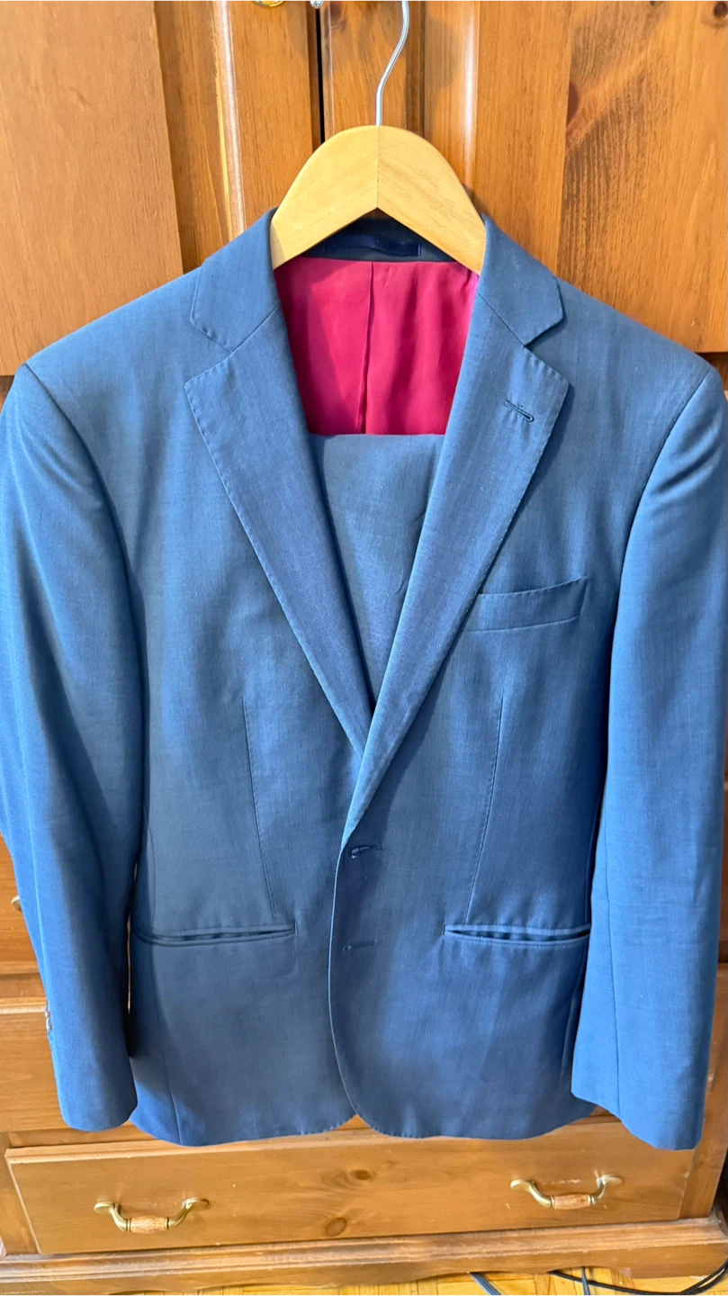Garrison Bespoke Blue Suit
