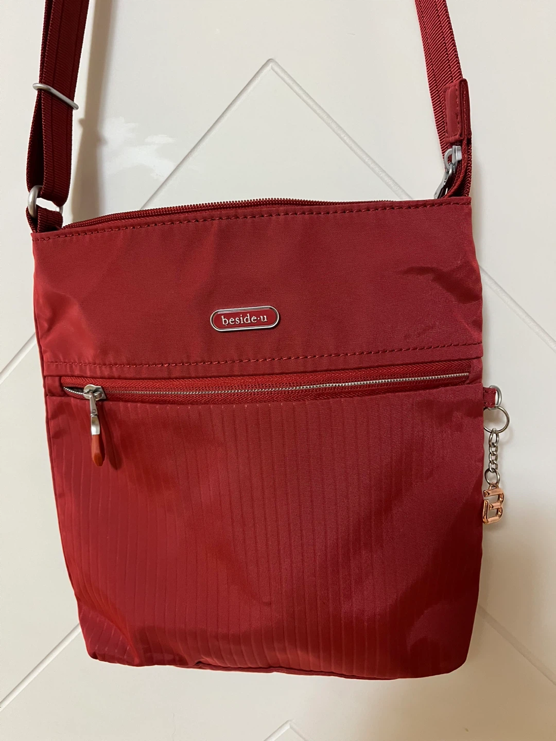 Beside-U Red Crossbody Bag