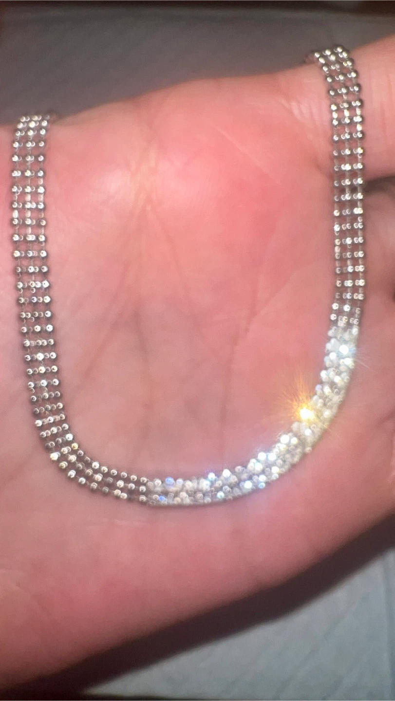 Sparkly Tennis Style Necklace – Wedding / Event Jewelry