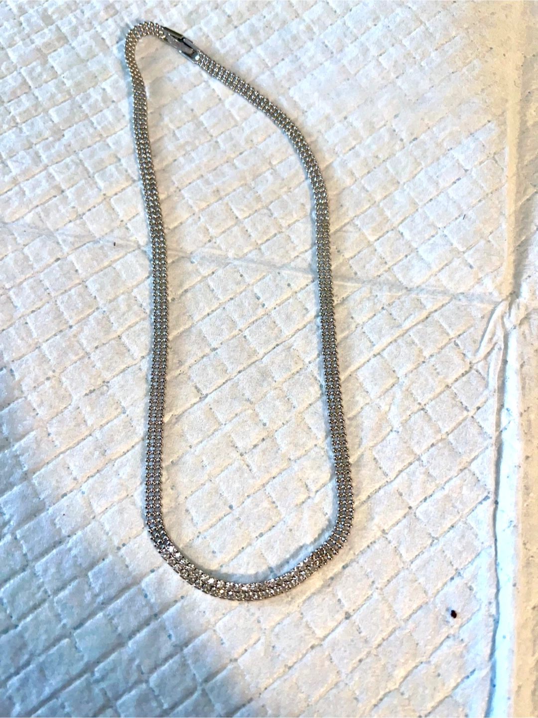 Sparkly Tennis Style Necklace – Wedding / Event Jewelry - photo 2