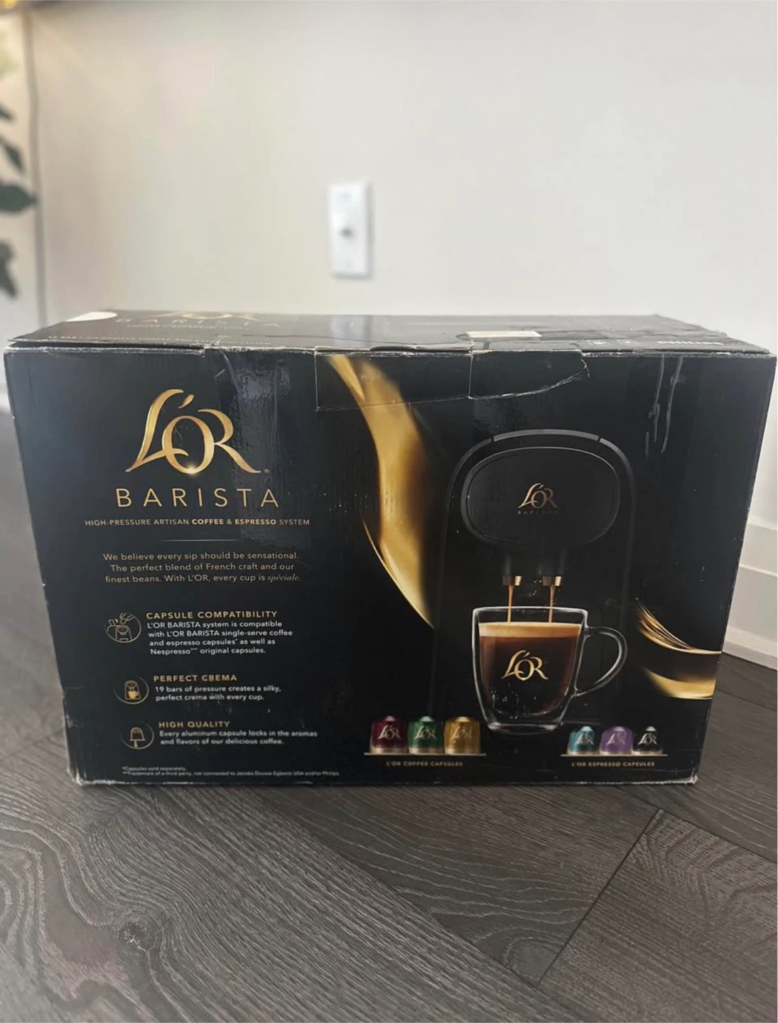 L'OR Barista System Coffee and Espresso Machine Combo by Philips