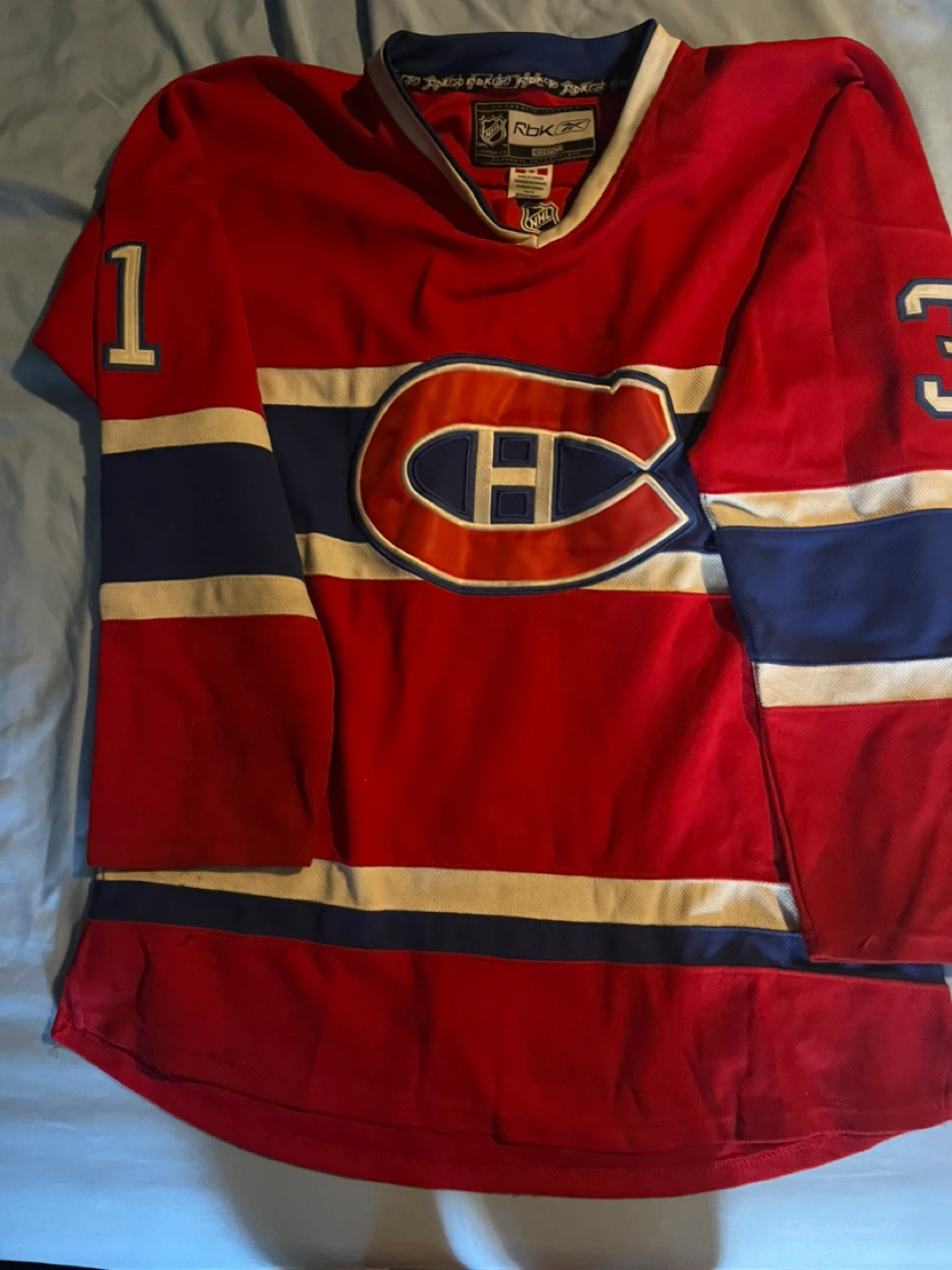 Reebok Montreal Canadiens Carey Price Jersey Size 52