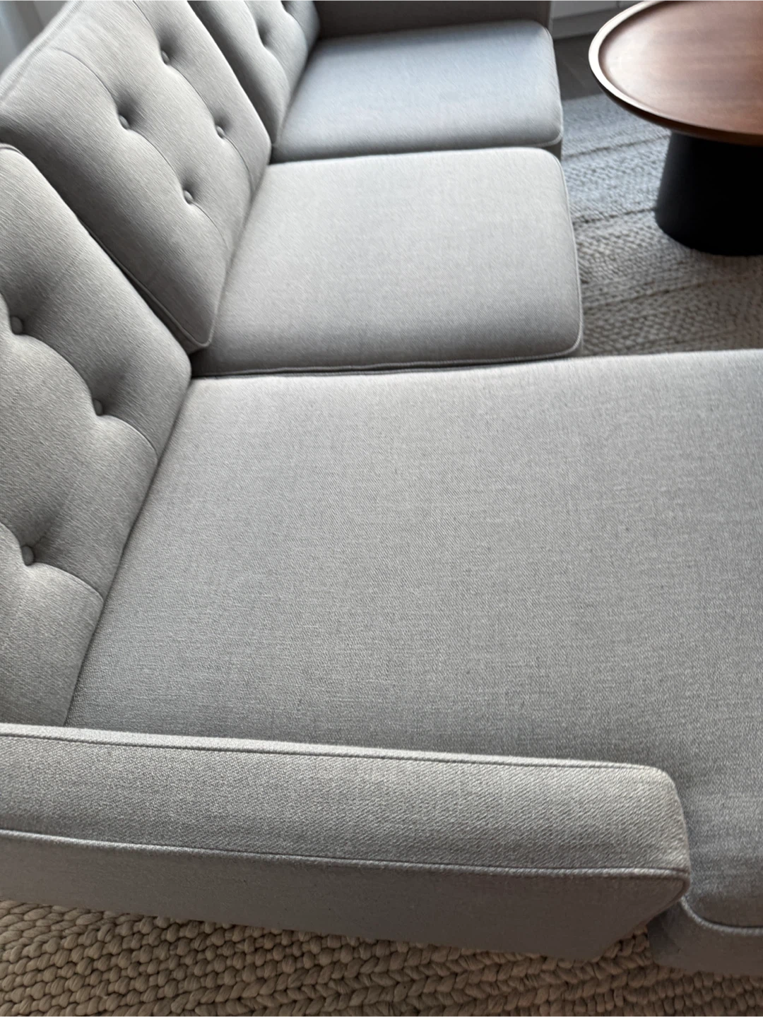 West Elm Drake Gray Sectional Sofa with Reversible Chaise - photo 5