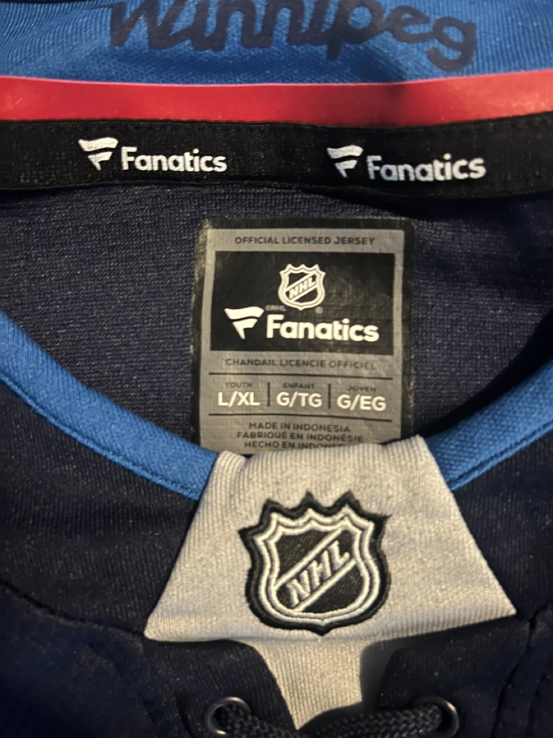 Winnipeg Jets Fanatics Hockey Jersey - L/XL - photo 5