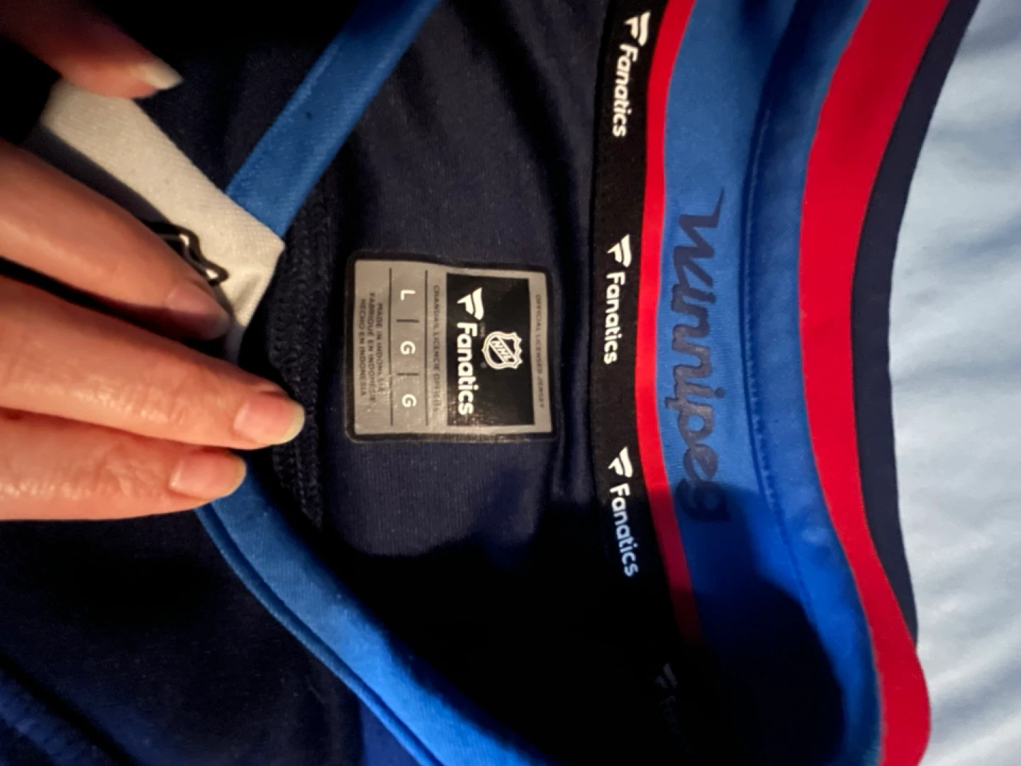 Winnipeg Jets Fanatics Hockey Jersey - L/XL - photo 4