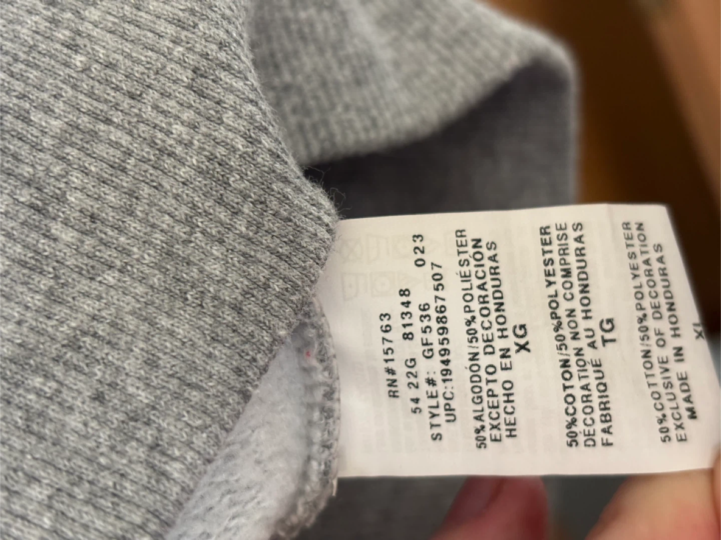 Champion Grey Hoodie - photo 4