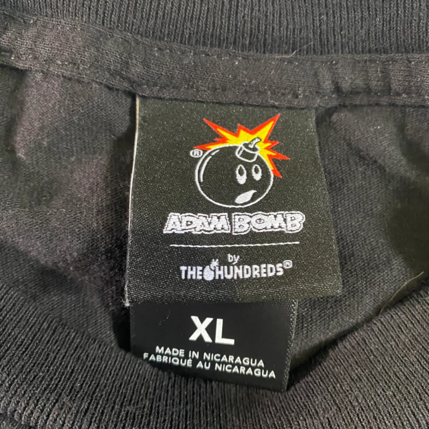 The Hundreds Adam Bomb T-Shirt XL Black - photo 3