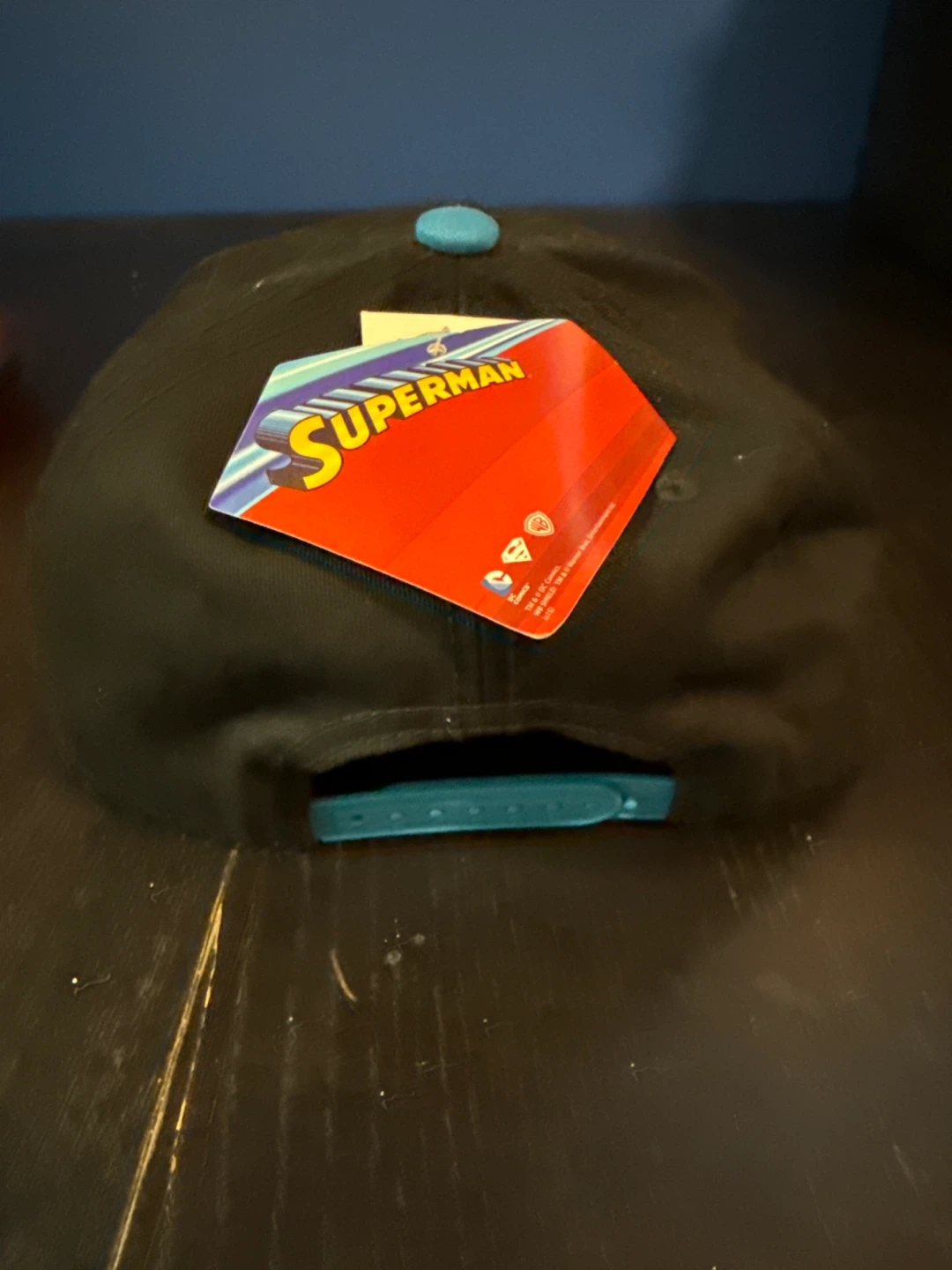 Superman Black and Blue Snapback Hat - photo 3