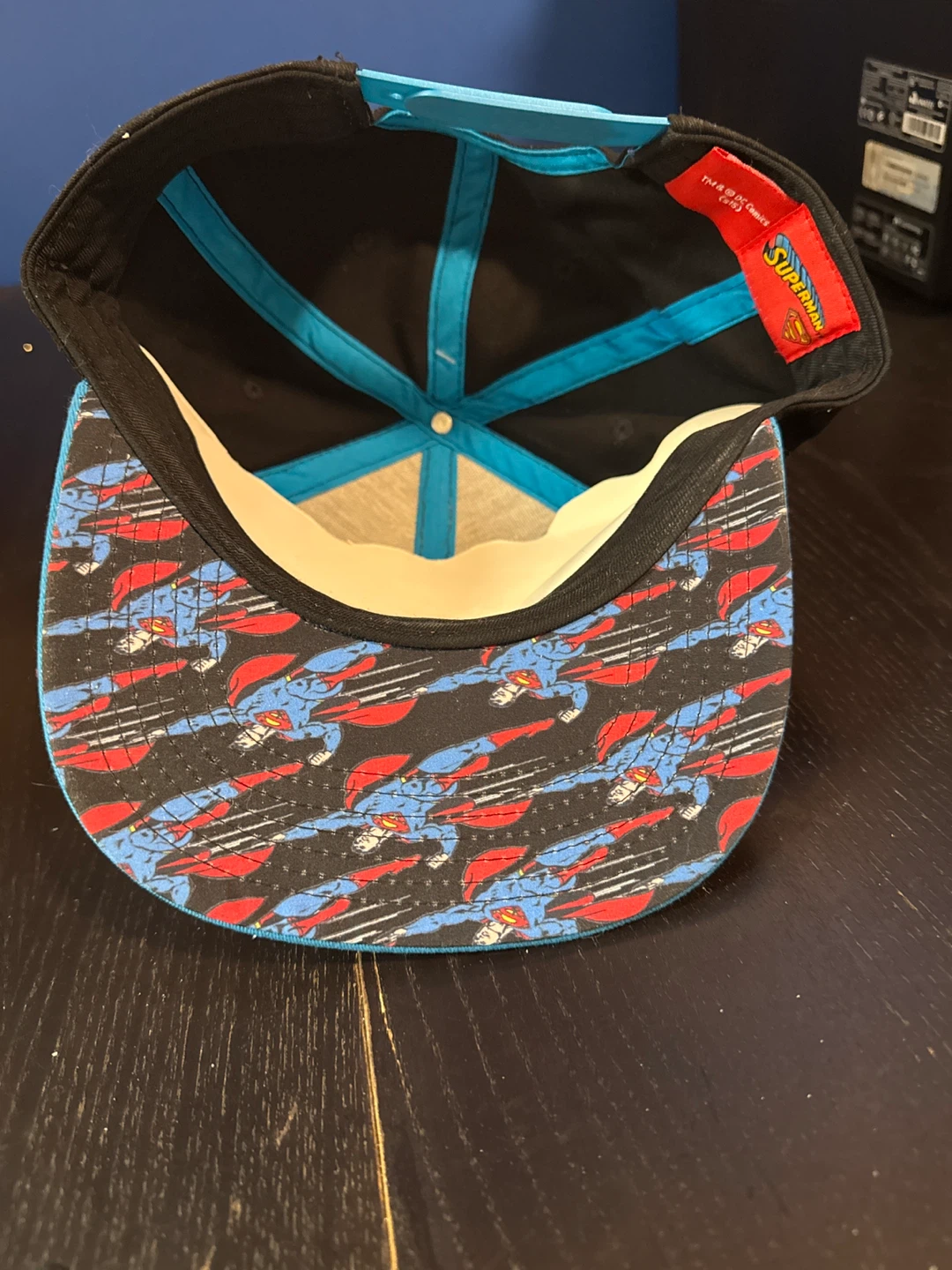 Superman Black and Blue Snapback Hat - photo 5