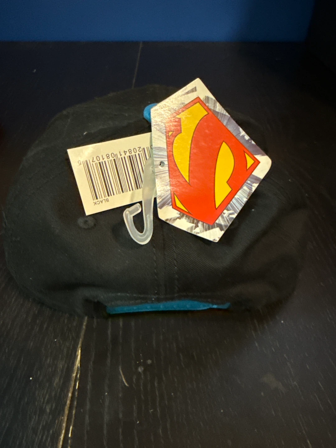 Superman Black and Blue Snapback Hat - photo 4