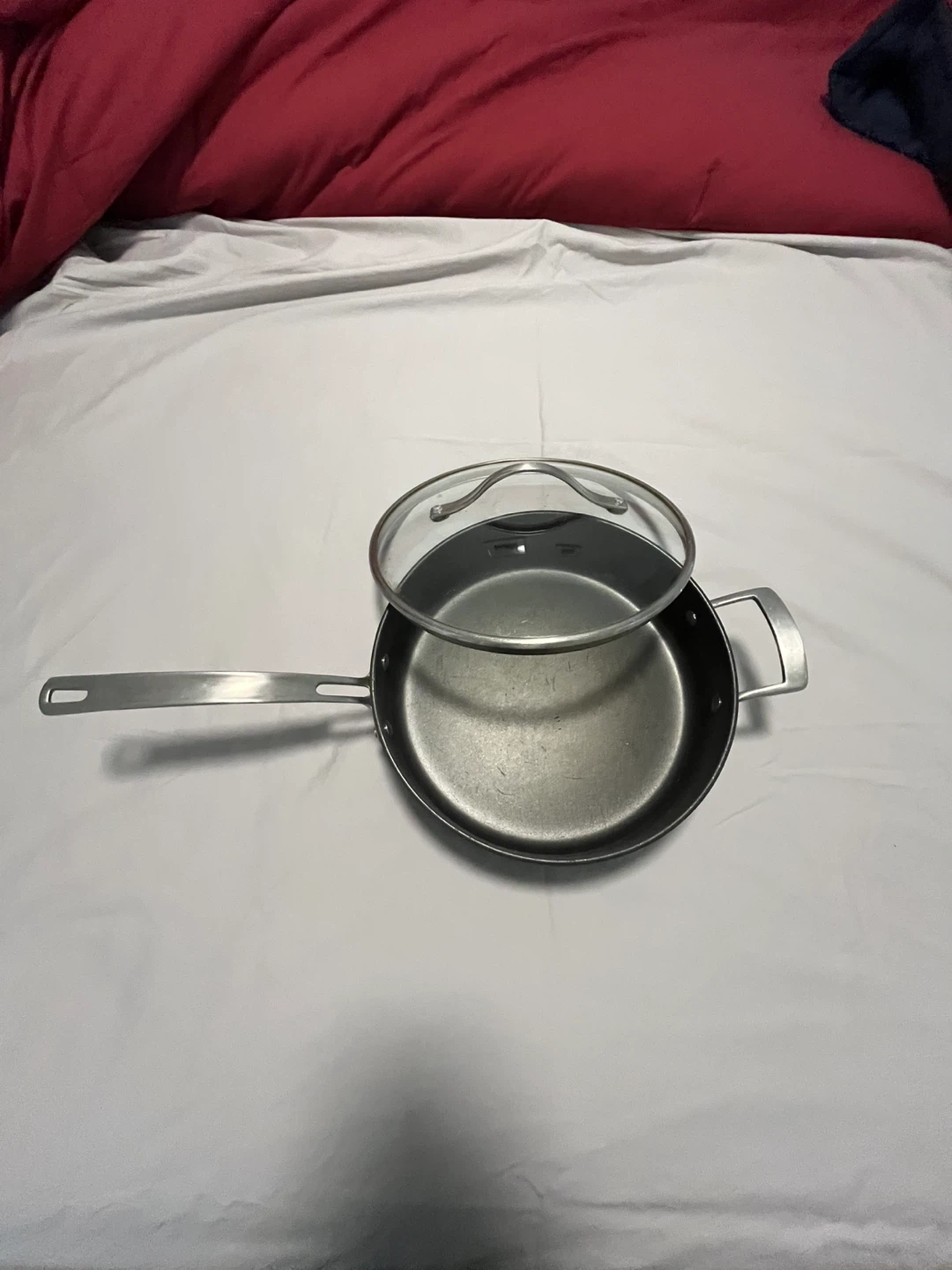 Stainless Steel Frying Pan with Lid