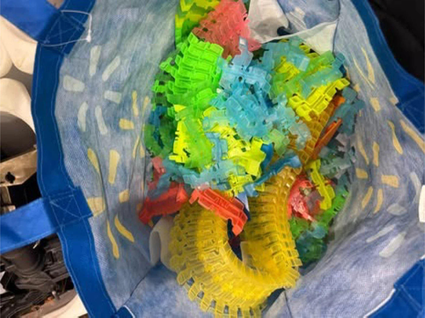Assorted Colourful Toy Tracks