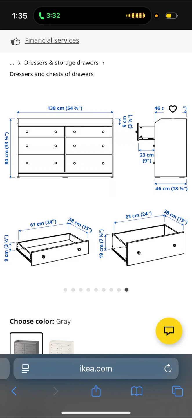 IKEA HEMNES 6-Drawer Dresser  MUST GO ASAP - photo 5