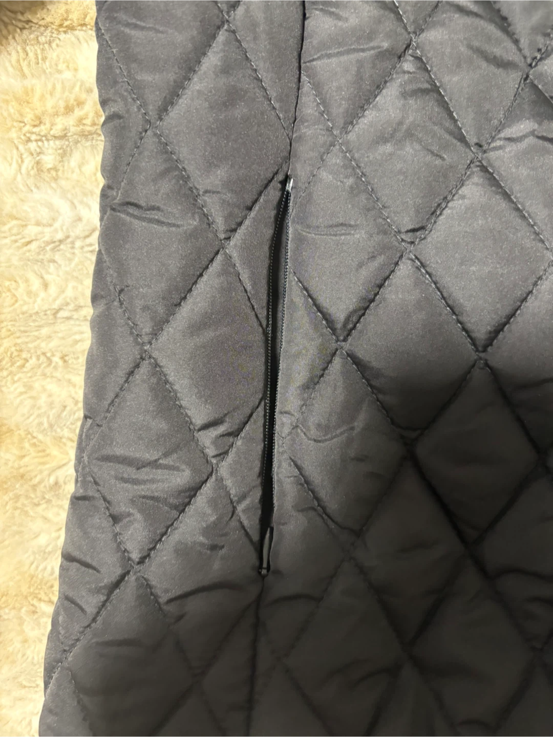 🖤Joe Fresh Quilted Bomber Jacket - Black - Size S - photo 5
