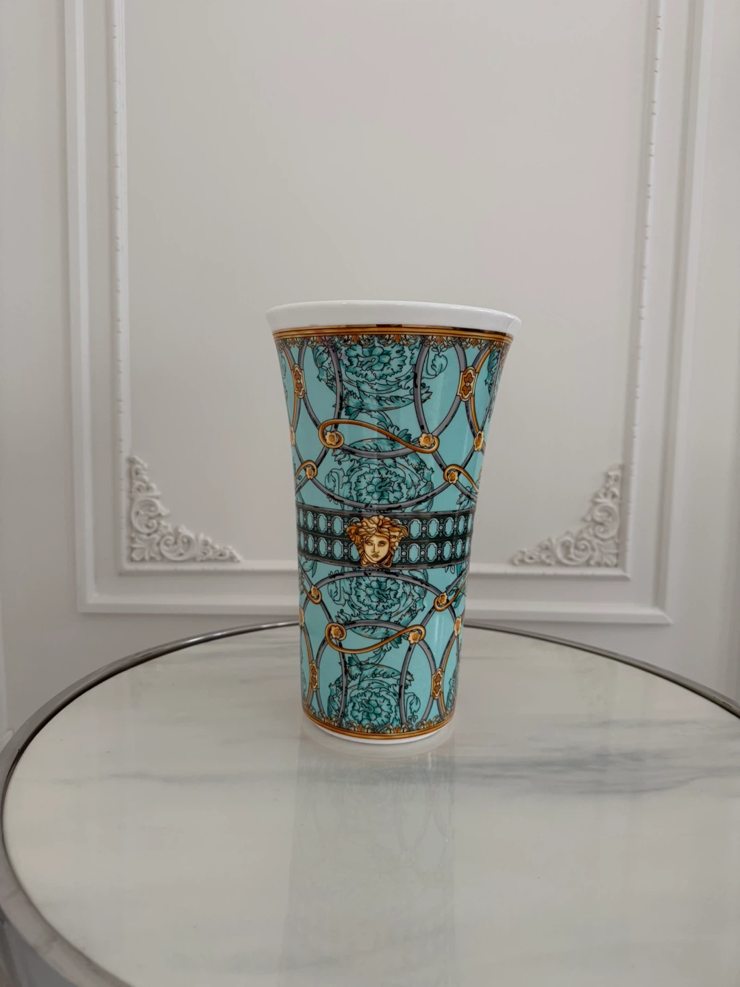 Versace Medusa Barocco Print Vase