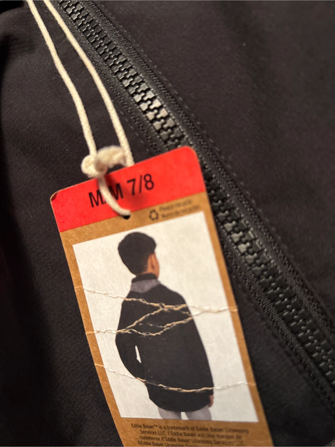 Eddie Bauer Kids Youth Spring Jacket M/M 7/8 Black - photo 3