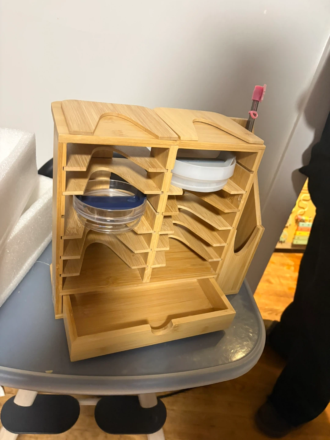 Bamboo Lid and Straw Organizer - photo 5