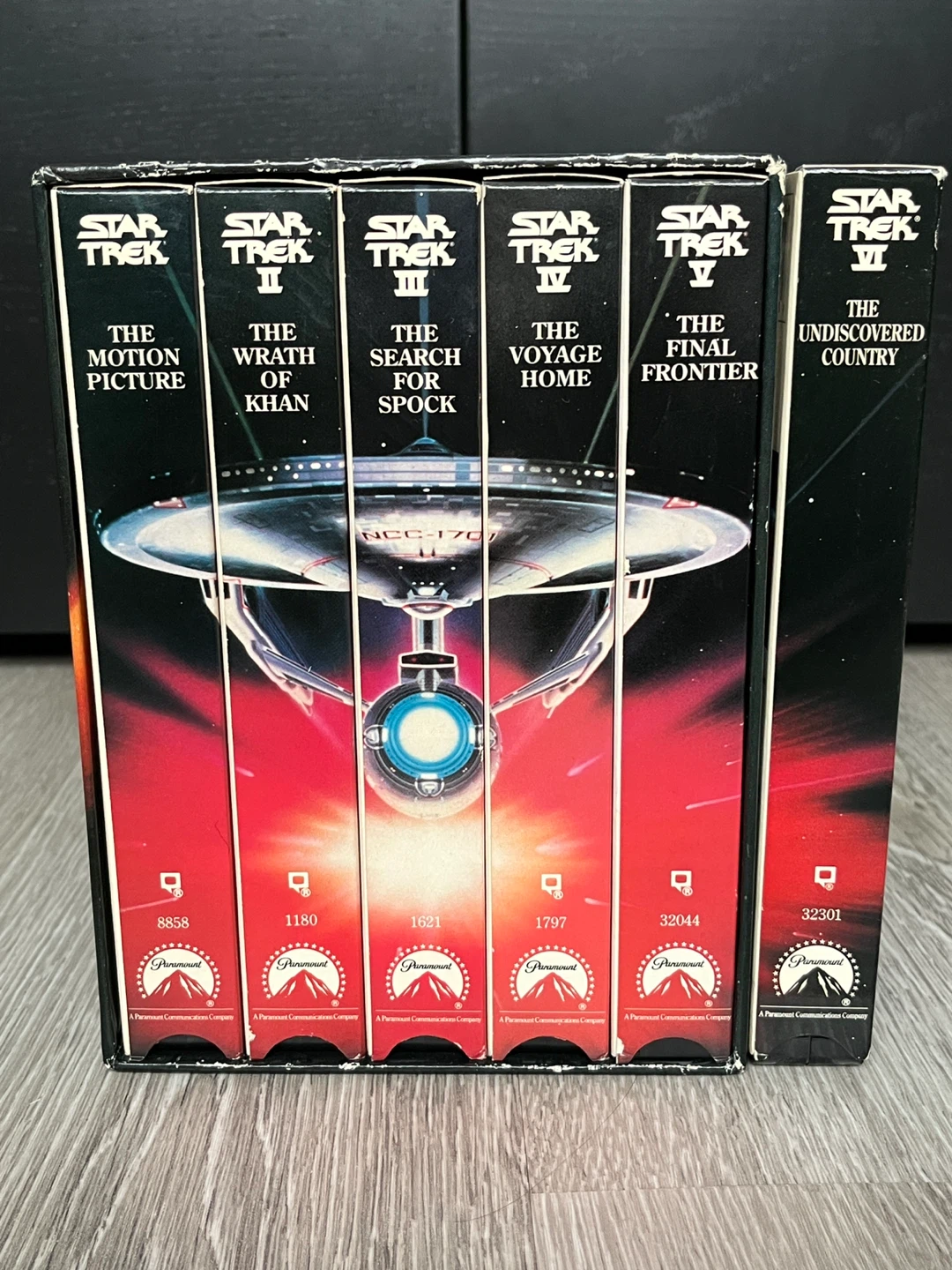 Vintage Star Trek VHS Movie Collection Box Set
