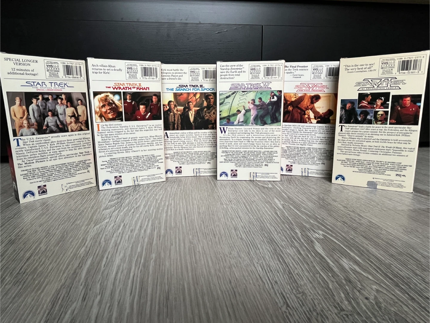 Vintage Star Trek VHS Movie Collection Box Set - photo 3