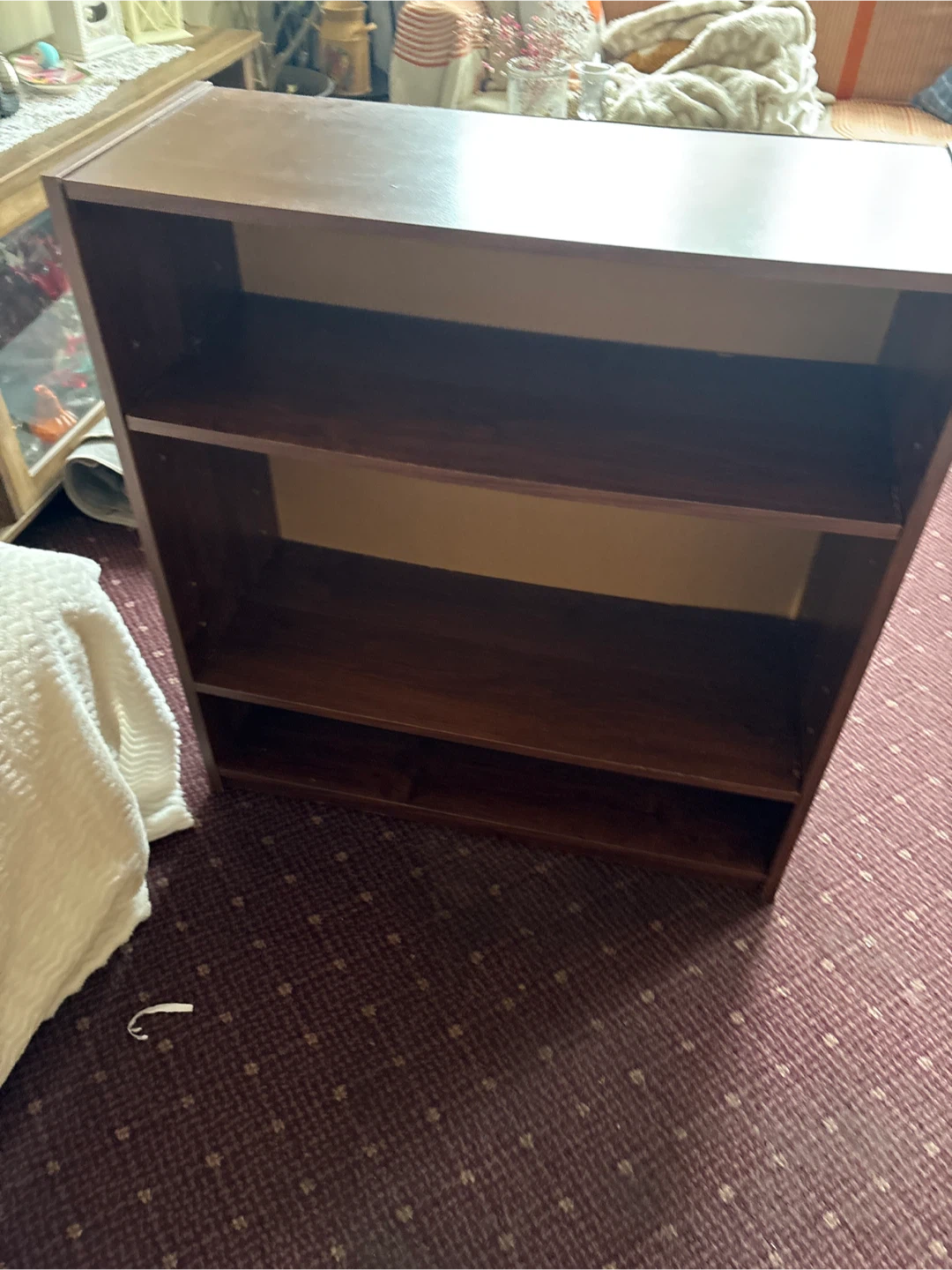 3-Shelf Wooden Bookcase - photo 2