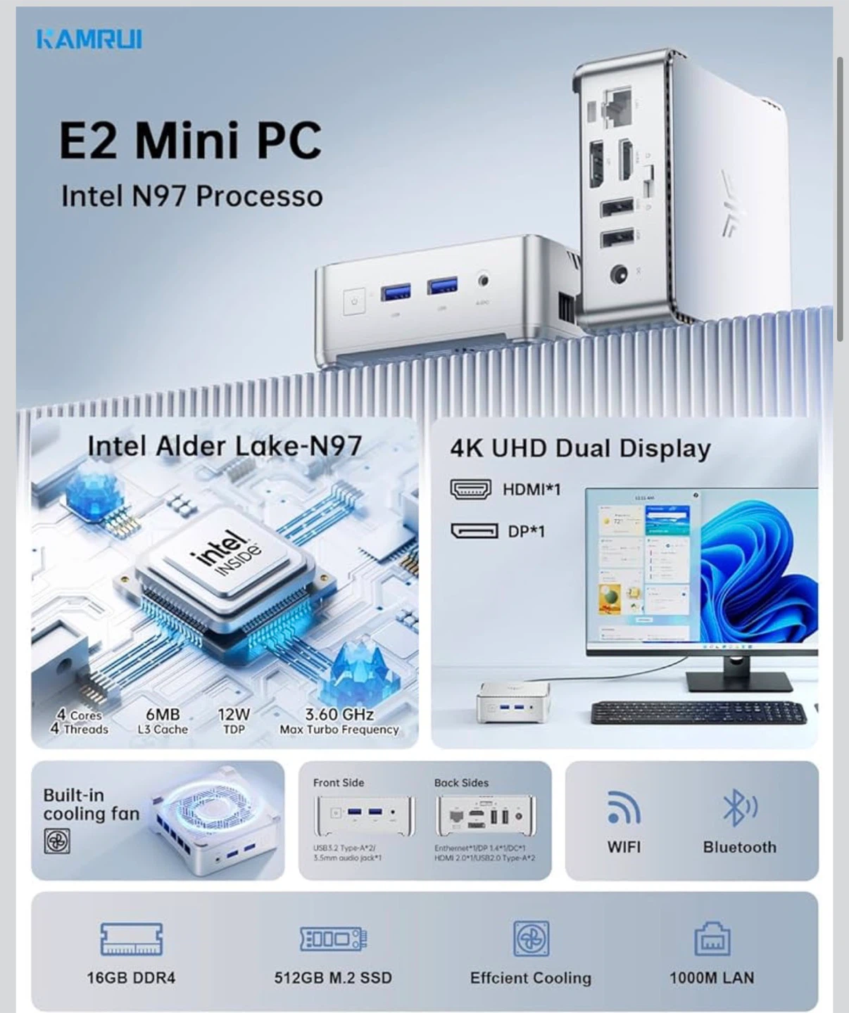 Mini PC Intel N97 Processor - photo 4