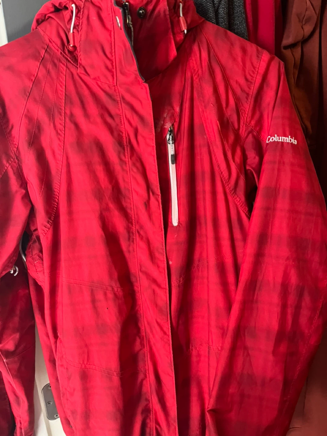 Columbia Sportswear  Red hooded Jackets