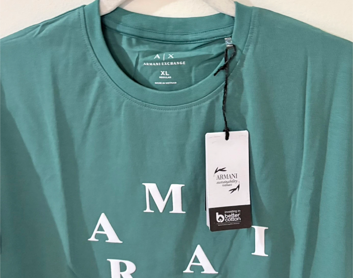 AX Armani Exchange Men's T-Shirt XL Green - photo 2