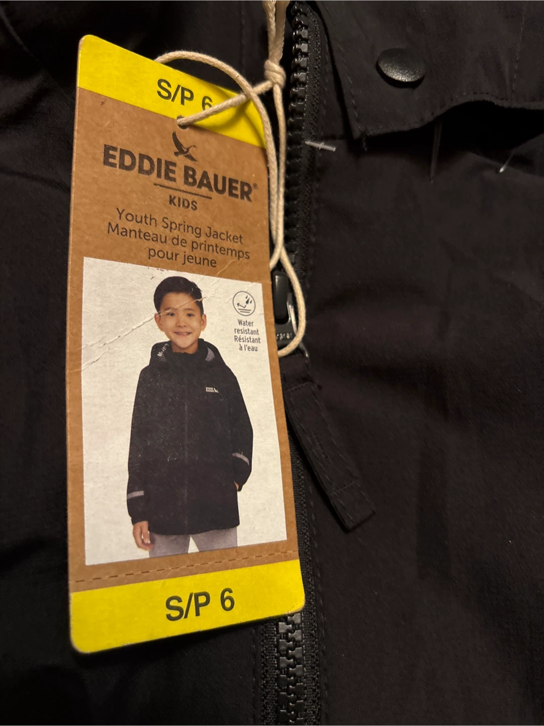 Eddie Bauer Kids Youth Spring Jacket - Black - Size S/P 6 - photo 2