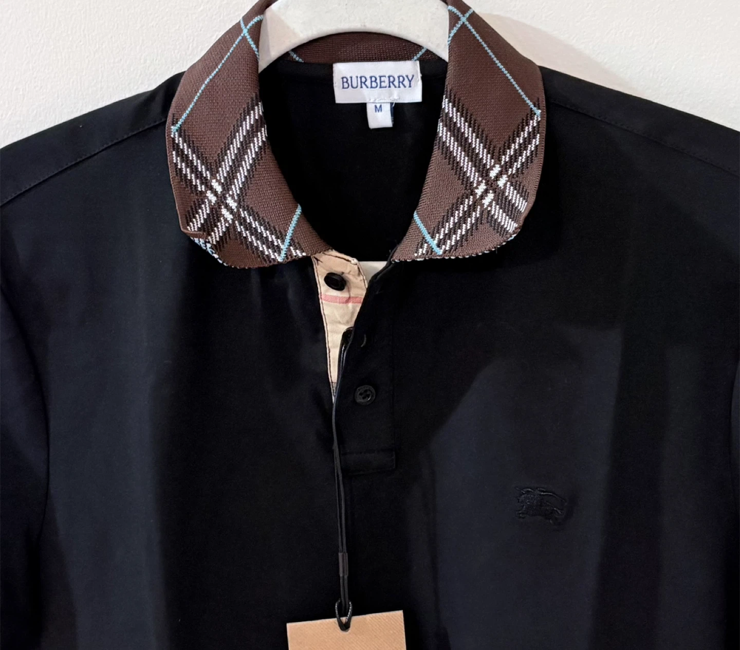 Burberry Black Polo Shirt - Size M - photo 3