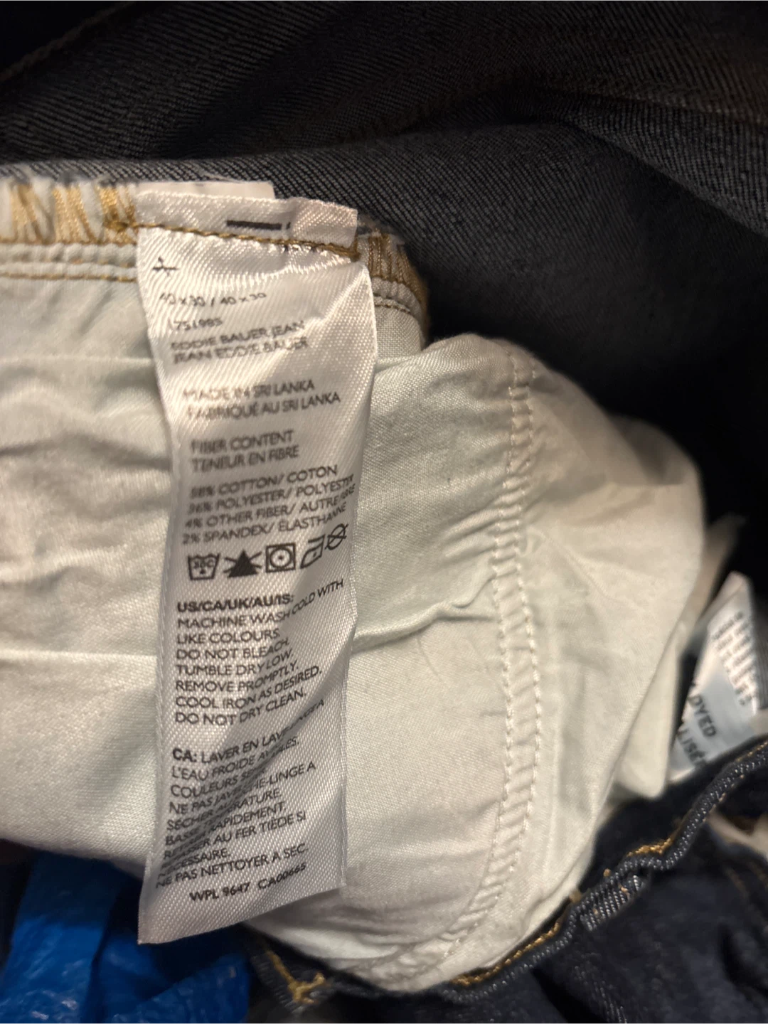 NWOT Eddie Bauer Men's Straight Fit Jeans Size 40x30 - photo 3